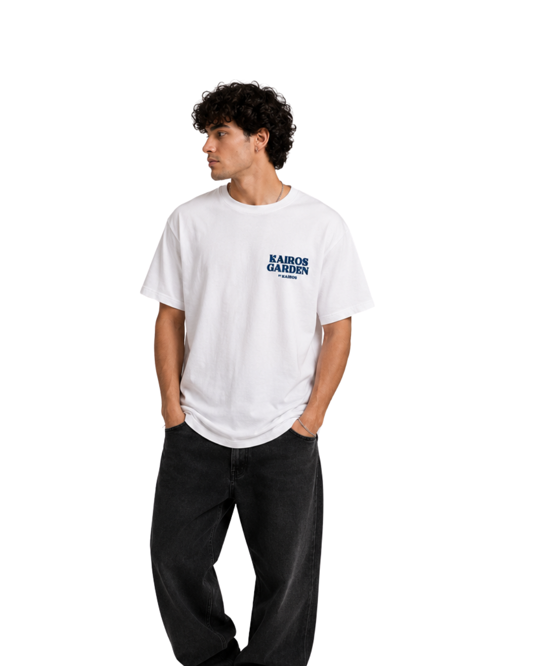 Polera Kairos Garden Blanca