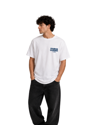 Polera Kairos Garden Blanca