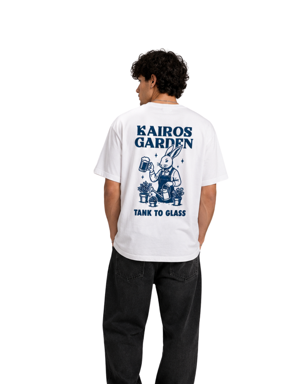 Polera Kairos Garden Blanca