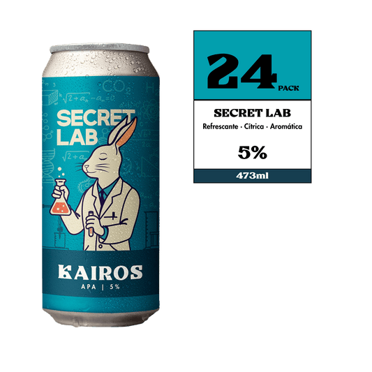 24 pack 473cc Mayorista Secret Lab (Apa) - Kairos Brewing
